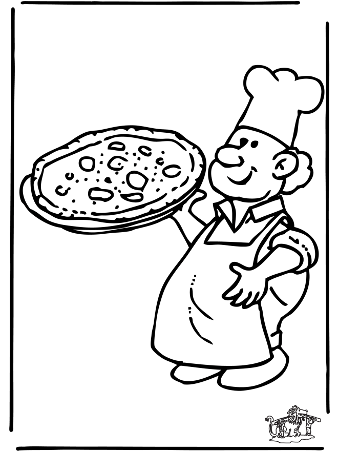 Coloring page: Baker (Jobs) #89898 - Free Printable Coloring Pages