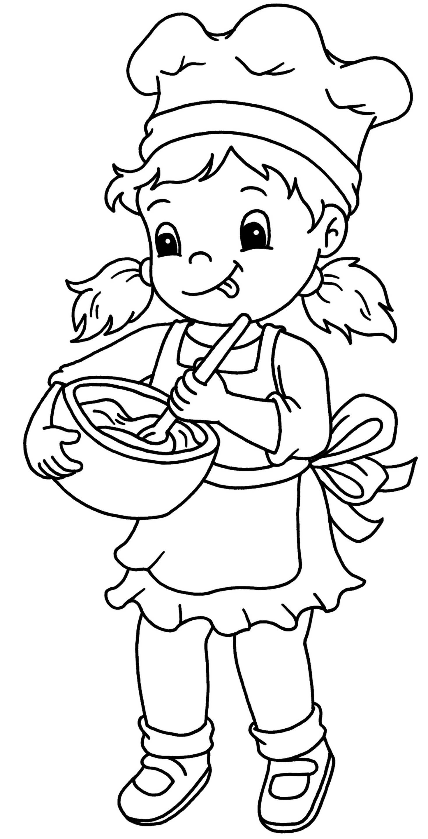 Coloring page: Baker (Jobs) #89915 - Free Printable Coloring Pages