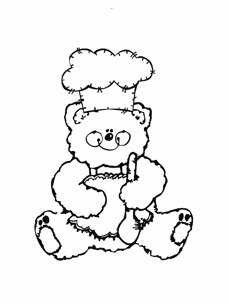 Coloring page: Cook (Jobs) #91788 - Free Printable Coloring Pages