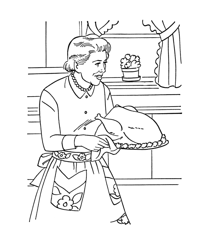 Coloring page: Cook (Jobs) #91812 - Free Printable Coloring Pages