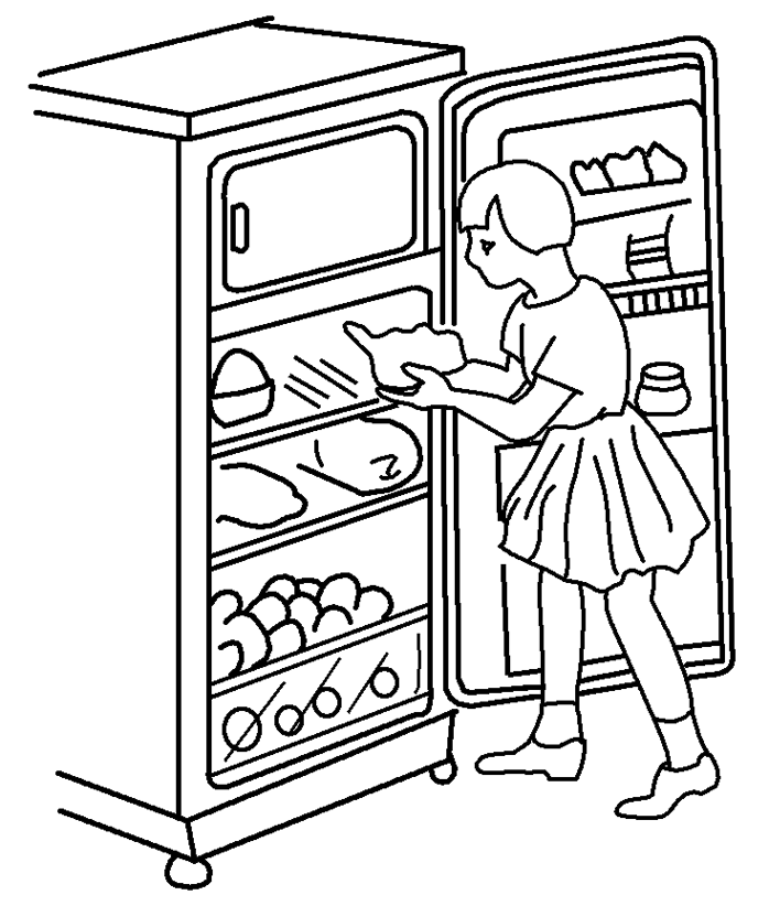 Coloring page: Cook (Jobs) #91838 - Free Printable Coloring Pages