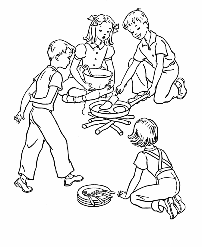 Coloring page: Cook (Jobs) #91860 - Free Printable Coloring Pages