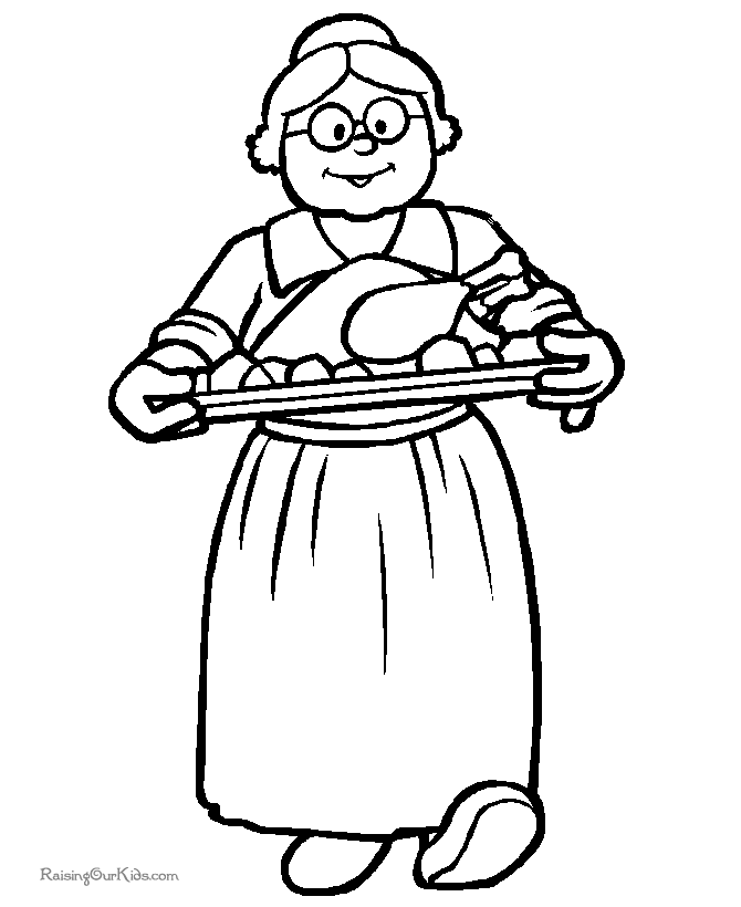 Coloring page: Cook (Jobs) #91935 - Free Printable Coloring Pages