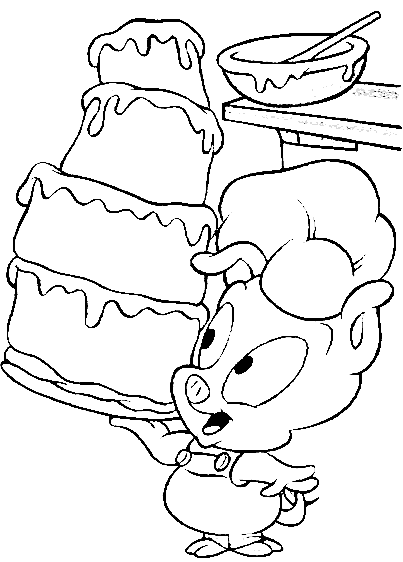 Coloring page: Cook (Jobs) #91977 - Free Printable Coloring Pages