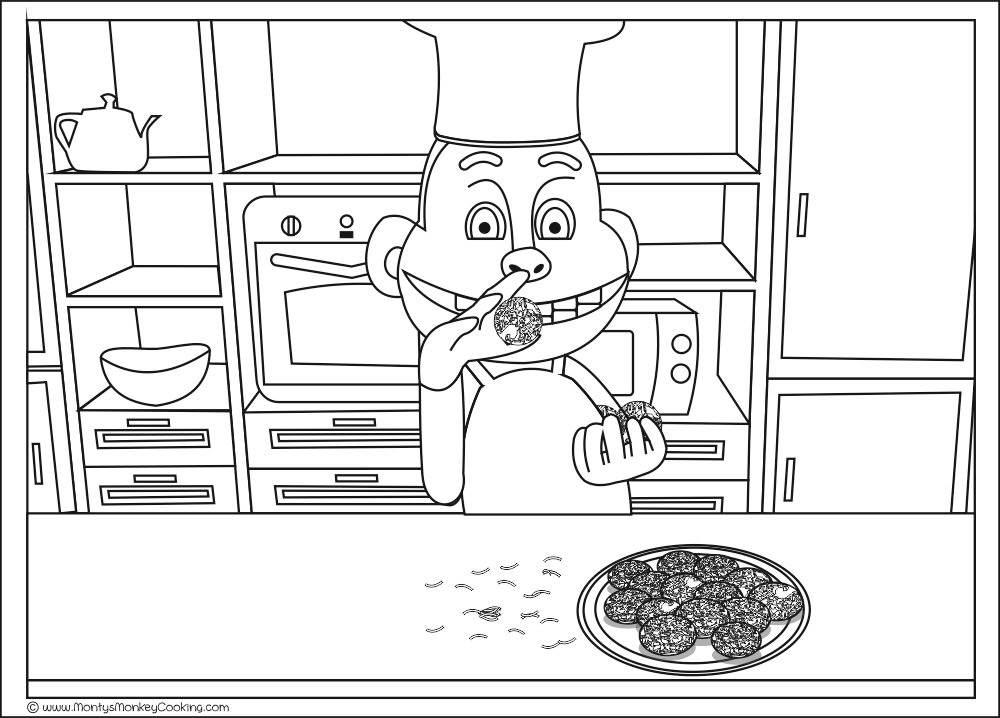 Coloring page: Cook (Jobs) #91982 - Free Printable Coloring Pages