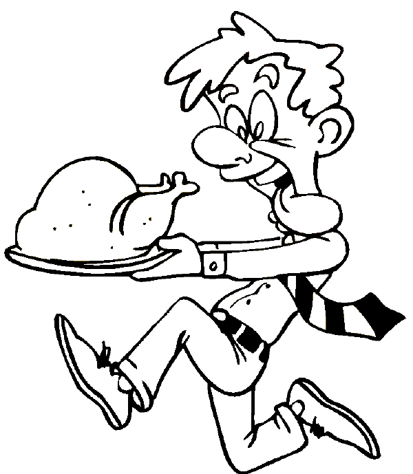 Coloring page: Cook (Jobs) #92024 - Free Printable Coloring Pages
