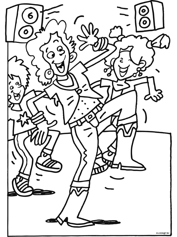 Coloring page: Dancer (Jobs) #92127 - Free Printable Coloring Pages