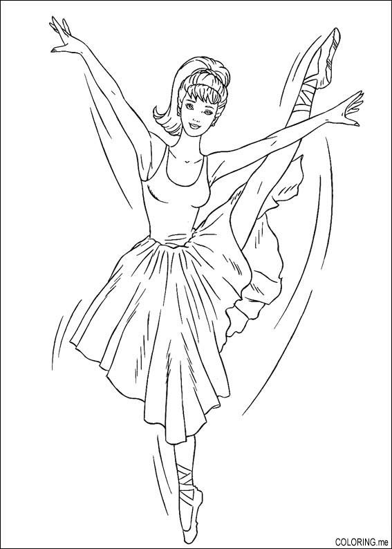 Coloring page: Dancer (Jobs) #92152 - Free Printable Coloring Pages