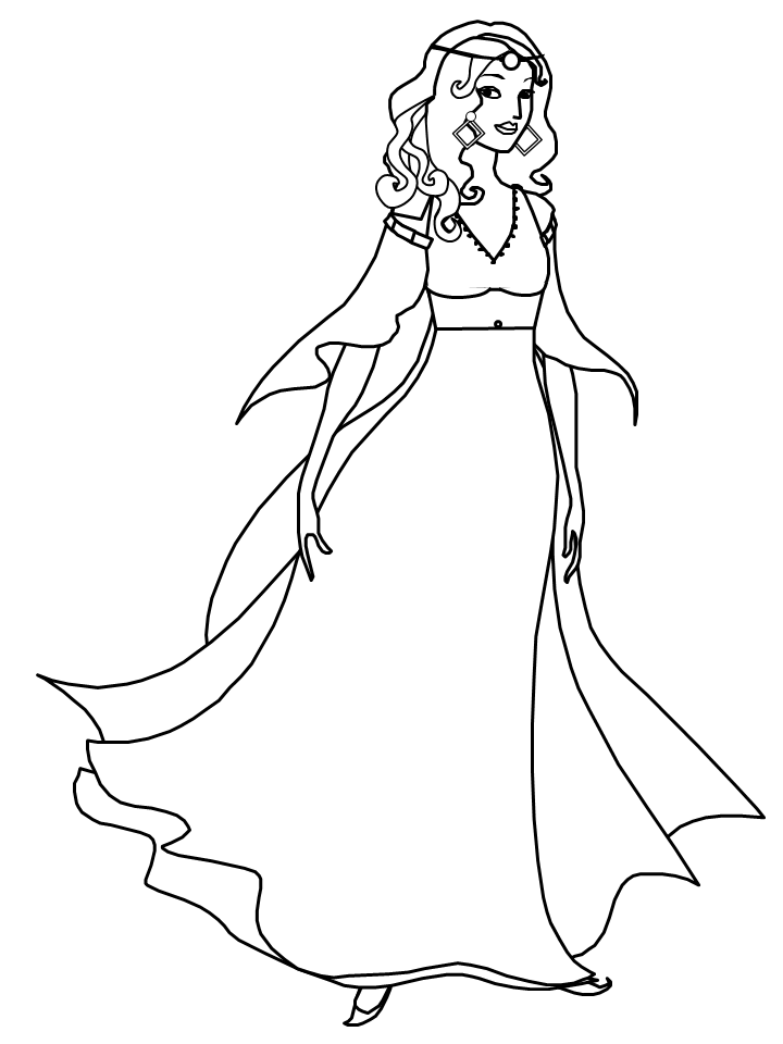 Coloring page: Dancer (Jobs) #92154 - Free Printable Coloring Pages