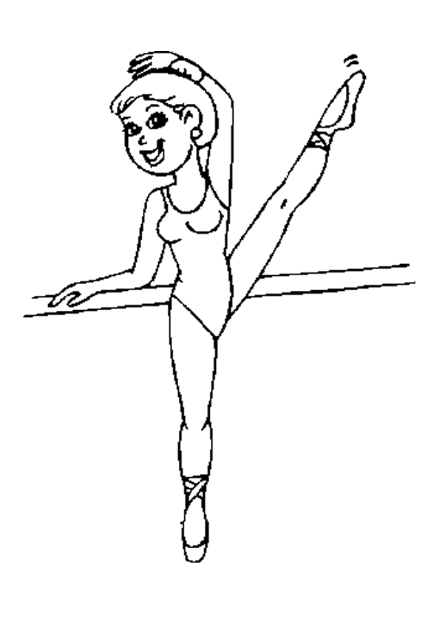 Coloring page: Dancer (Jobs) #92160 - Free Printable Coloring Pages