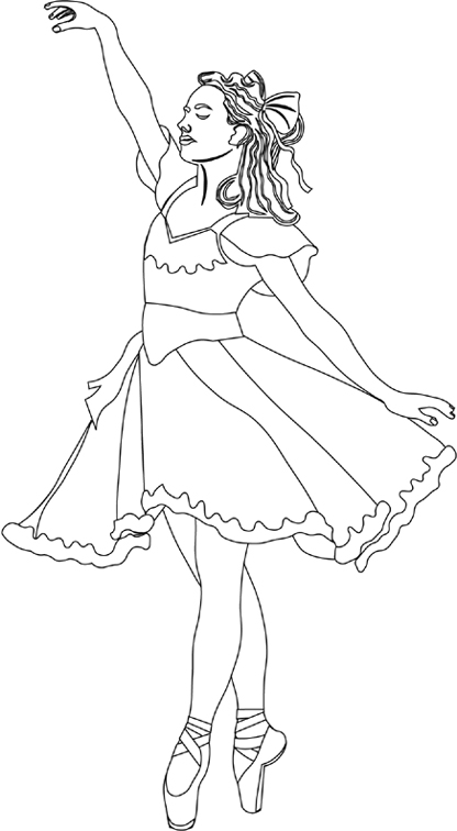 Coloring page: Dancer (Jobs) #92216 - Free Printable Coloring Pages