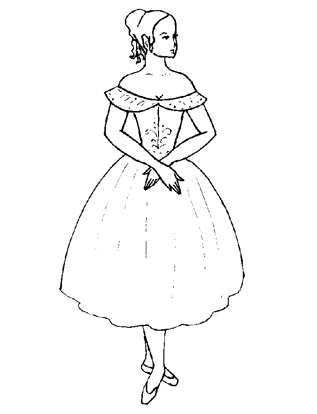 Coloring page: Dancer (Jobs) #92223 - Free Printable Coloring Pages