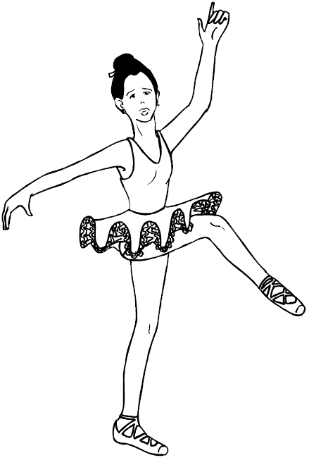 Coloring page: Dancer (Jobs) #92234 - Free Printable Coloring Pages