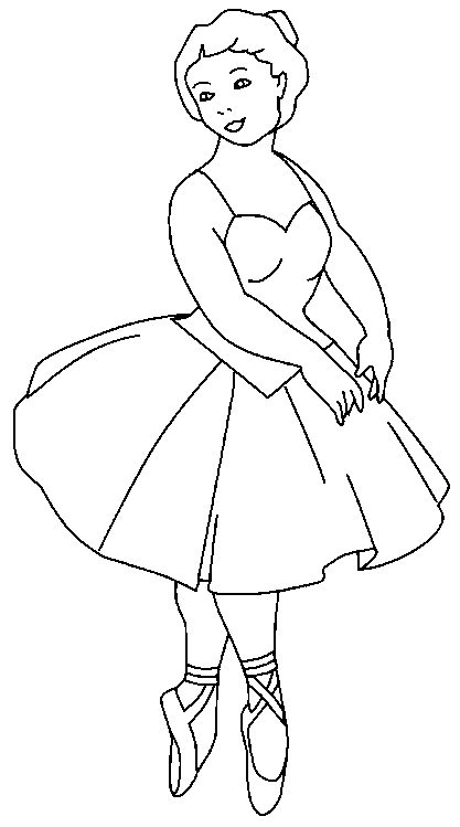 Coloring page: Dancer (Jobs) #92246 - Free Printable Coloring Pages