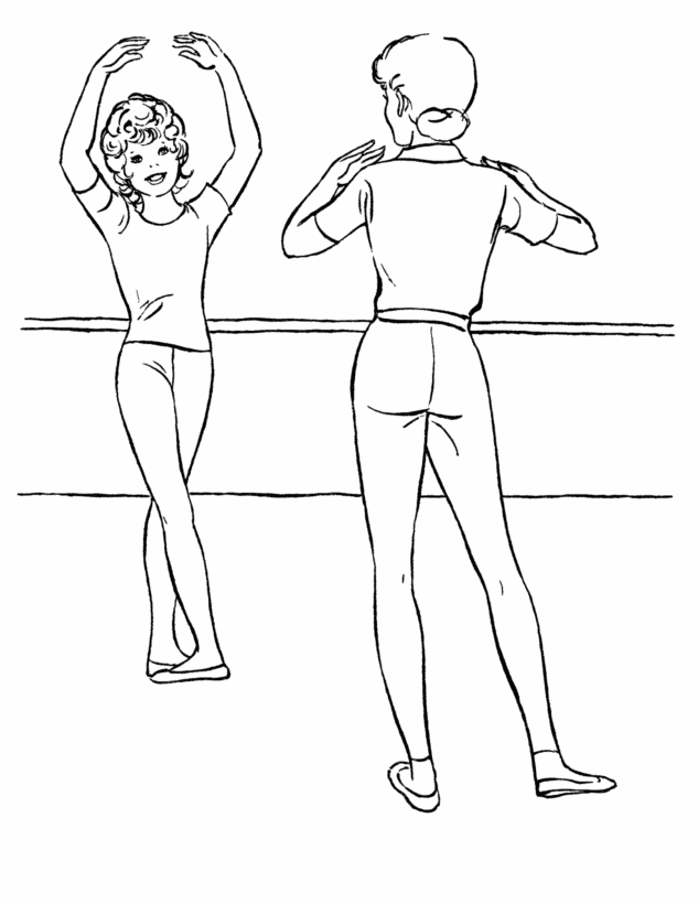 Coloring page: Dancer (Jobs) #92266 - Free Printable Coloring Pages