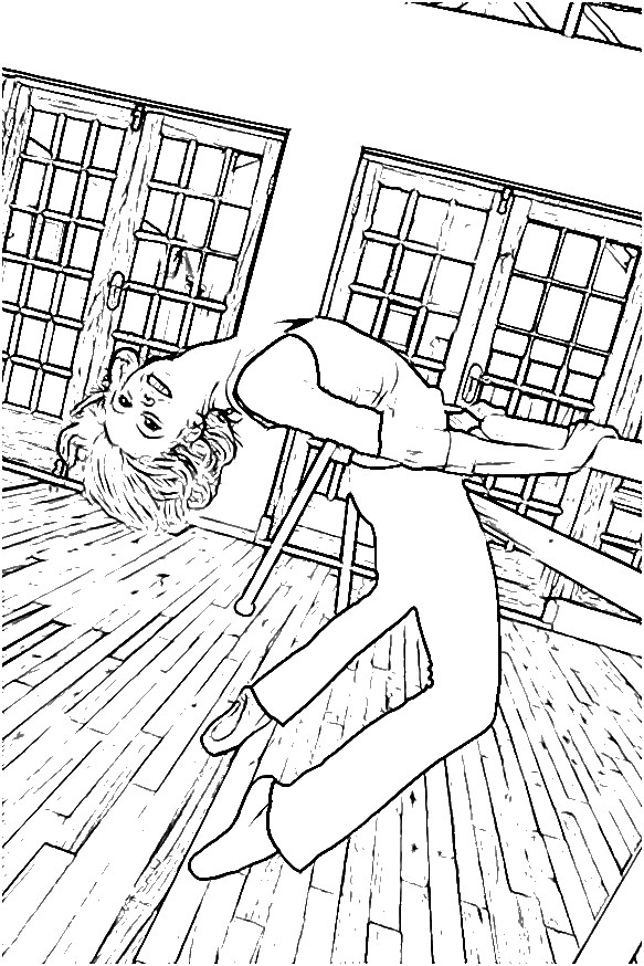 Coloring page: Dancer (Jobs) #92269 - Free Printable Coloring Pages