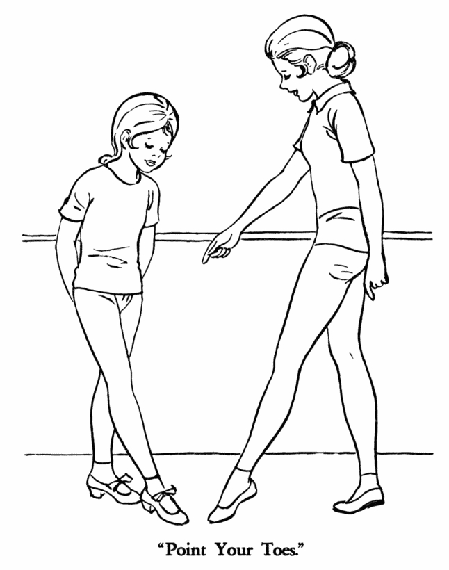 Coloring page: Dancer (Jobs) #92287 - Free Printable Coloring Pages