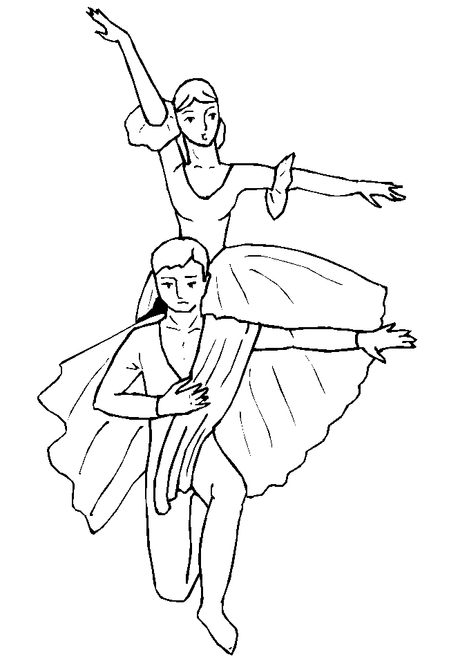 Coloring page: Dancer (Jobs) #92293 - Free Printable Coloring Pages