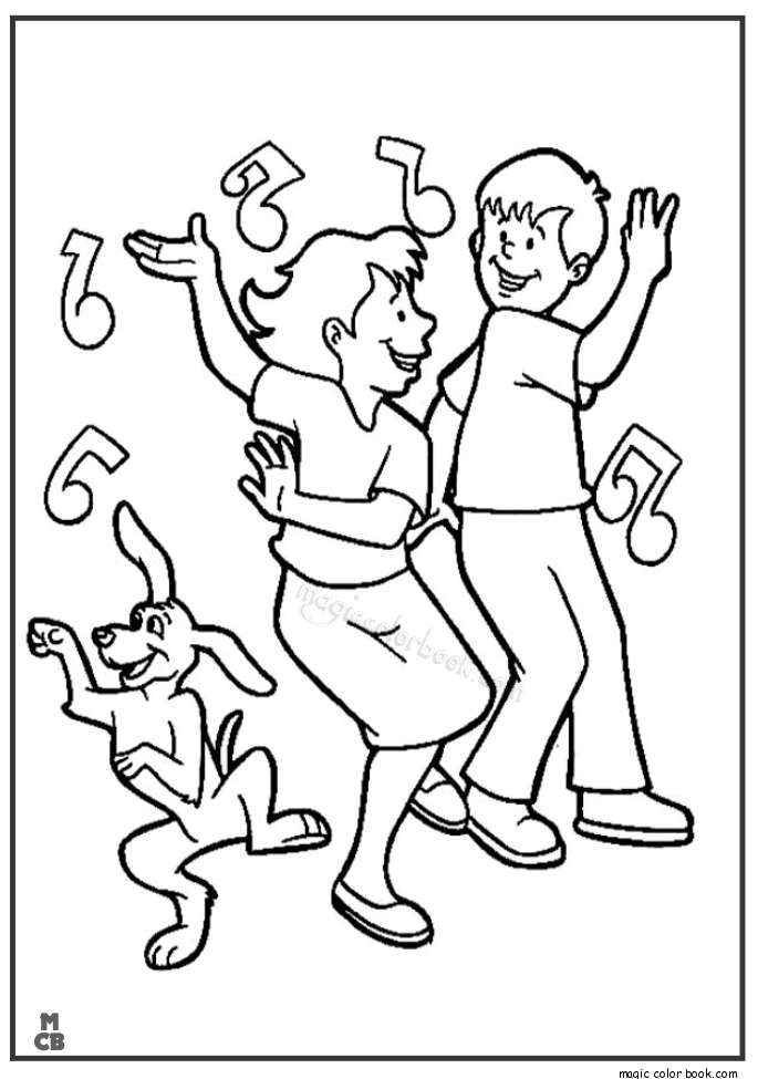 Coloring page: Dancer (Jobs) #92345 - Free Printable Coloring Pages
