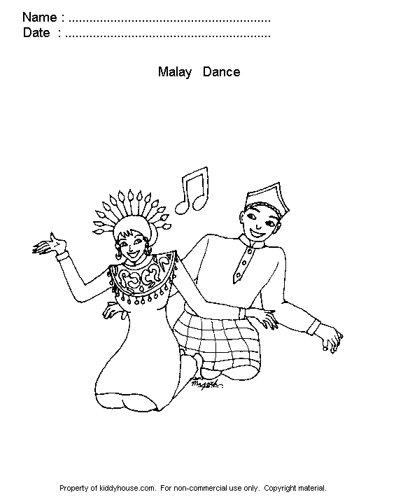 Coloring page: Dancer (Jobs) #92354 - Free Printable Coloring Pages