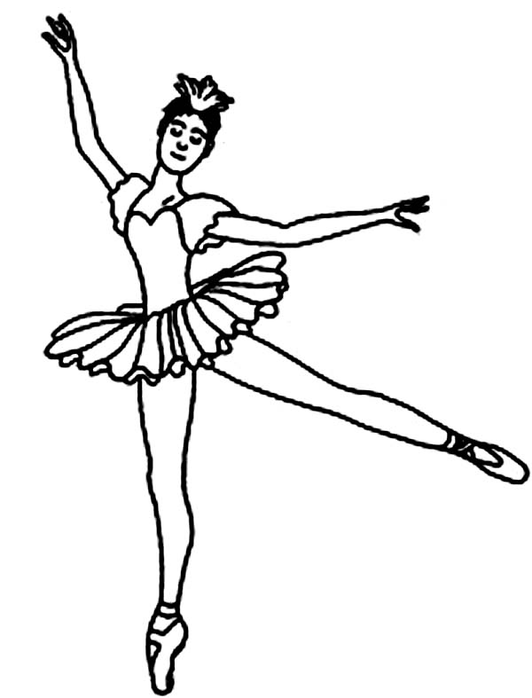 Coloring page: Dancer (Jobs) #92360 - Free Printable Coloring Pages