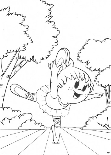 Coloring page: Dancer (Jobs) #92381 - Free Printable Coloring Pages