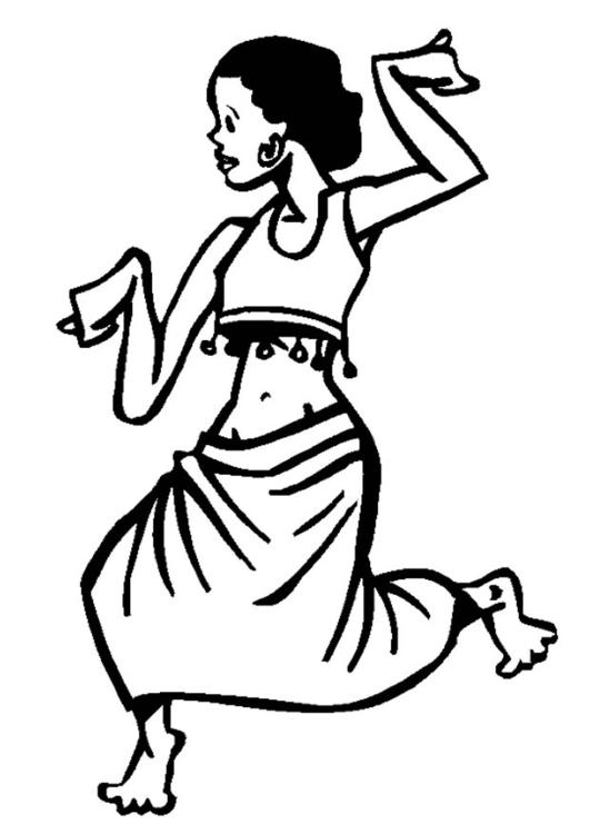 Coloring page: Dancer (Jobs) #92390 - Free Printable Coloring Pages