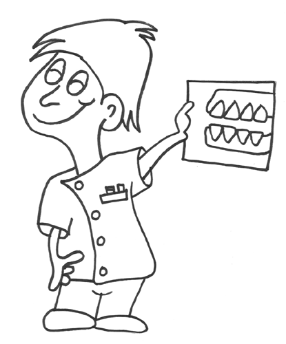 Coloring page: Dentist (Jobs) #92820 - Free Printable Coloring Pages