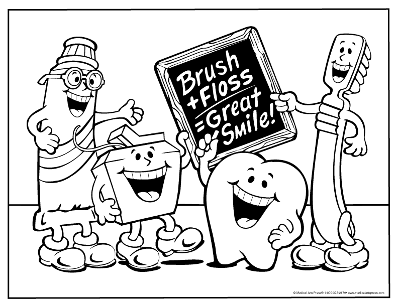 Coloring page: Dentist (Jobs) #92842 - Free Printable Coloring Pages
