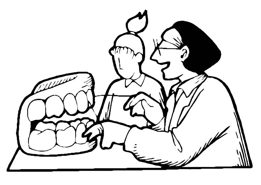 Coloring page: Dentist (Jobs) #92867 - Free Printable Coloring Pages