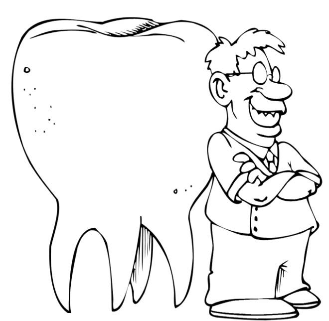 Coloring page: Dentist (Jobs) #92882 - Free Printable Coloring Pages