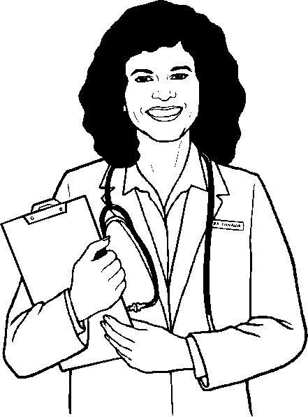 Coloring page: Doctor (Jobs) #93513 - Free Printable Coloring Pages