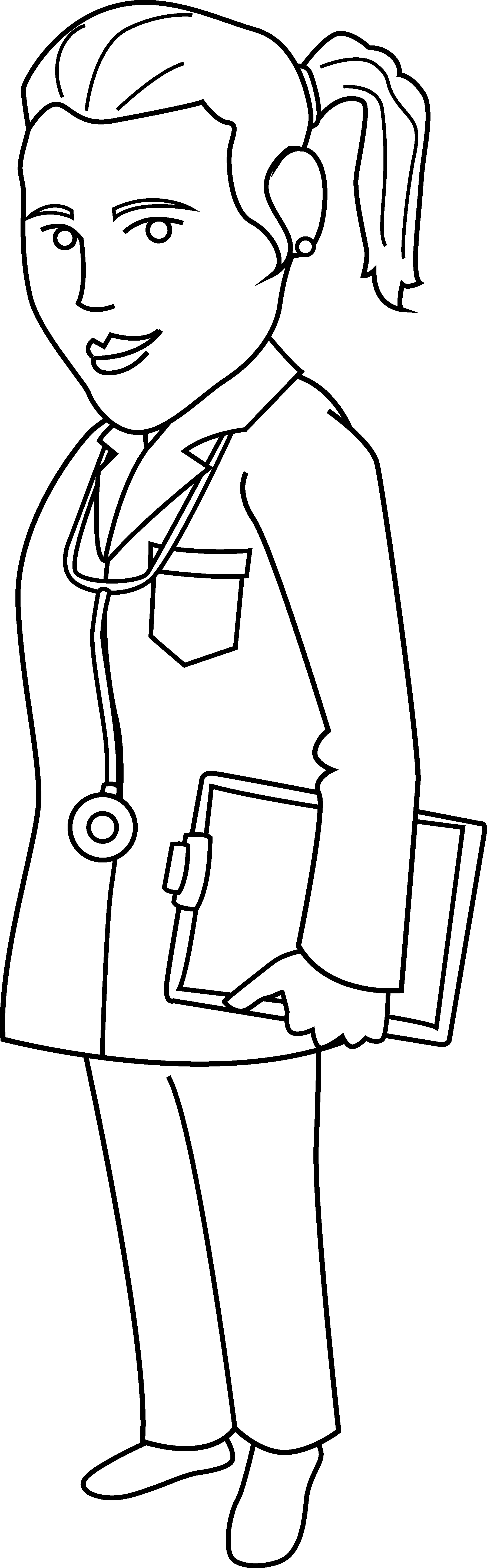 Coloring page: Doctor (Jobs) #93558 - Free Printable Coloring Pages