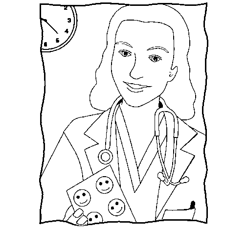 Coloring page: Doctor (Jobs) #93561 - Free Printable Coloring Pages
