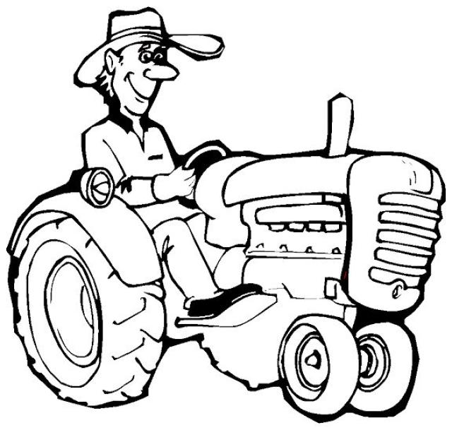 Farmer #4 (Jobs) – Printable coloring pages