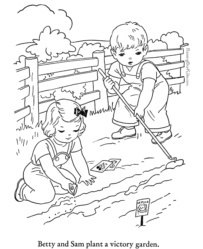 Coloring page: Farmer (Jobs) #96162 - Free Printable Coloring Pages