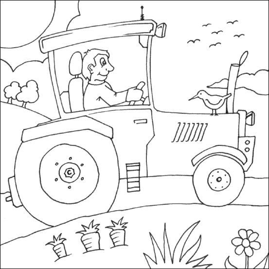 Coloring page: Farmer (Jobs) #96165 - Free Printable Coloring Pages