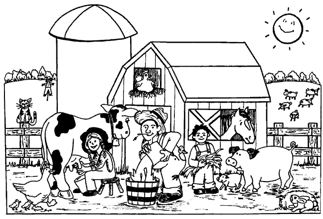 Coloring page: Farmer (Jobs) #96167 - Free Printable Coloring Pages