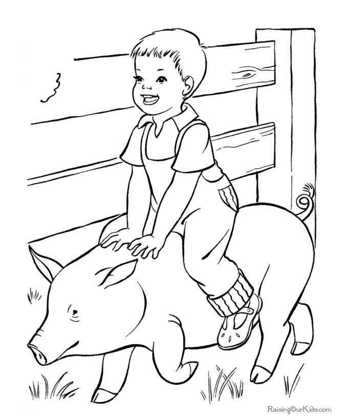 Coloring page: Farmer (Jobs) #96180 - Free Printable Coloring Pages