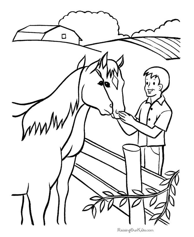 Coloring page: Farmer (Jobs) #96285 - Free Printable Coloring Pages