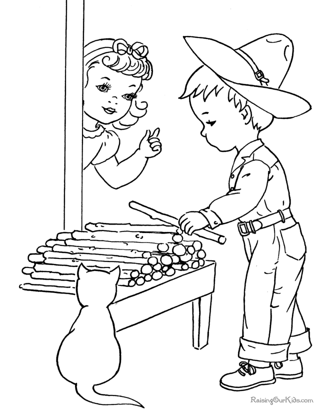Coloring page: Farmer (Jobs) #96315 - Free Printable Coloring Pages