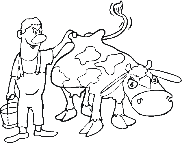 Coloring page: Farmer (Jobs) #96316 - Free Printable Coloring Pages