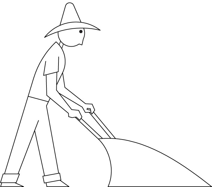 Coloring page: Farmer (Jobs) #96364 - Free Printable Coloring Pages
