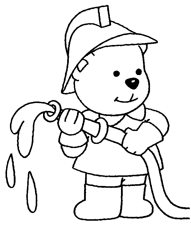 Coloring page: Firefighter (Jobs) #105520 - Free Printable Coloring Pages