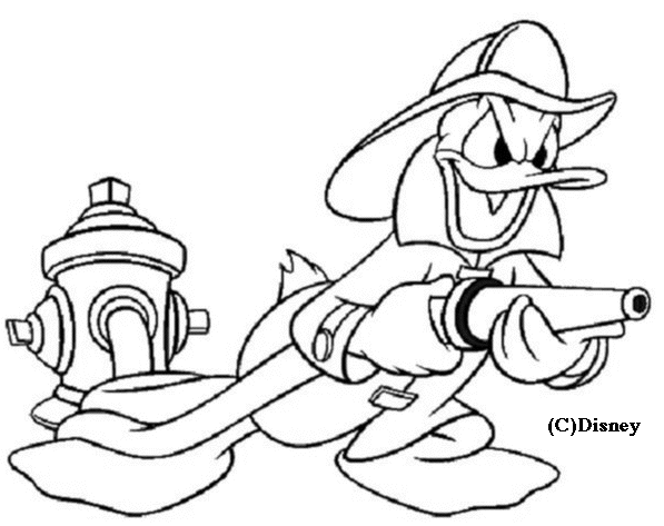 Coloring page: Firefighter (Jobs) #105550 - Free Printable Coloring Pages