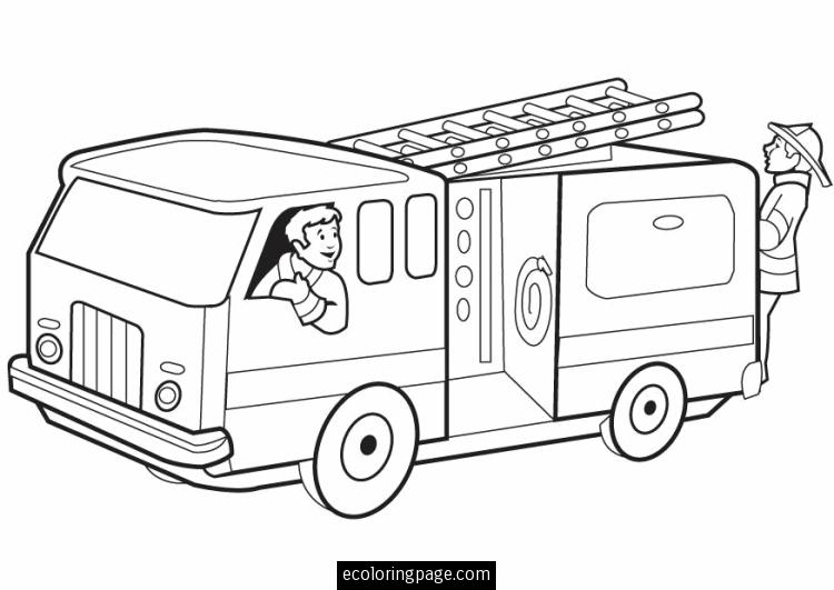 Coloring page: Firefighter (Jobs) #105569 - Free Printable Coloring Pages