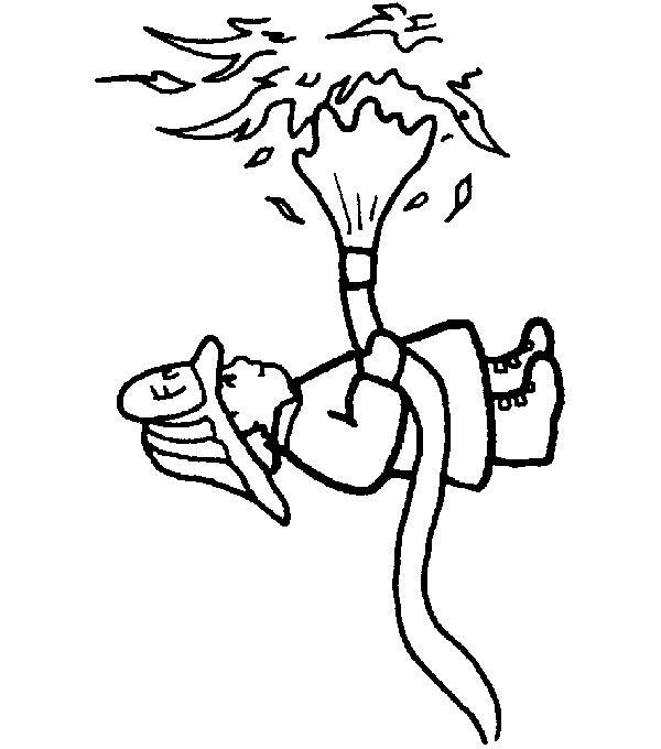 Coloring page: Firefighter (Jobs) #105600 - Free Printable Coloring Pages