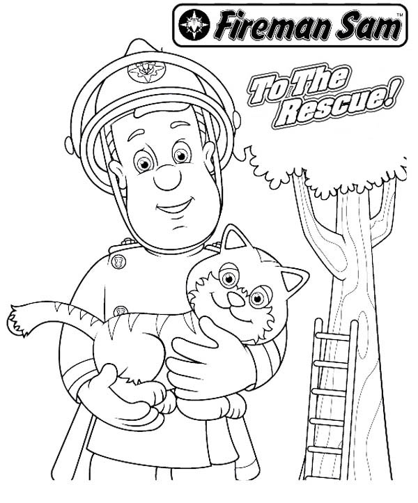 Coloring page: Firefighter (Jobs) #105625 - Free Printable Coloring Pages