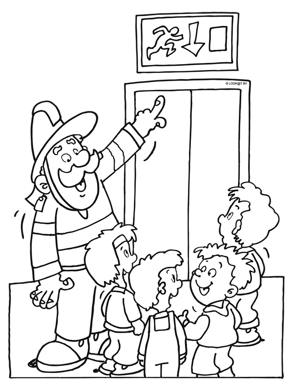 Coloring page: Firefighter (Jobs) #105720 - Free Printable Coloring Pages