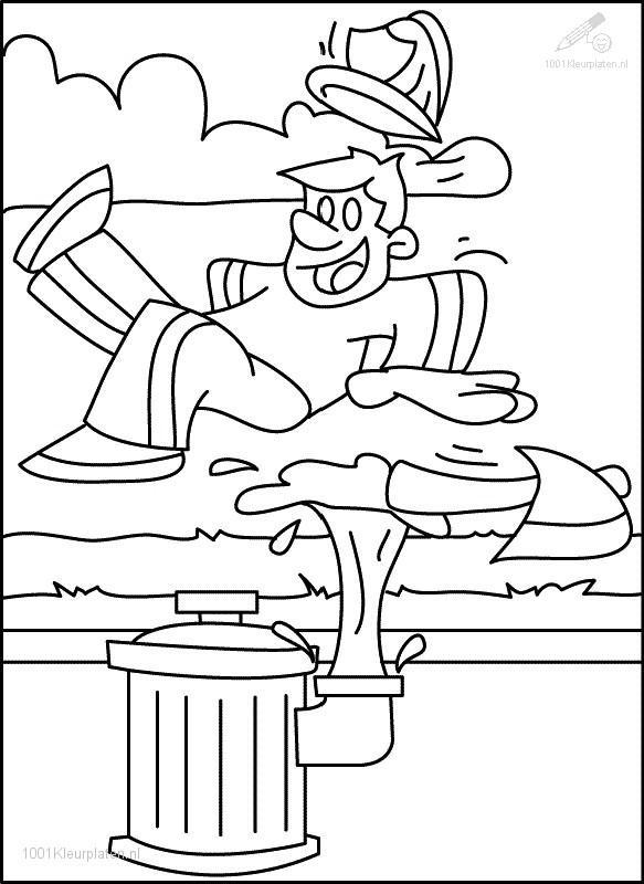 Coloring page: Firefighter (Jobs) #105746 - Free Printable Coloring Pages